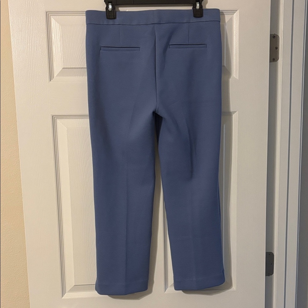Ann Taylor Cropped Colony Blue Pants - Picture 3 of 8